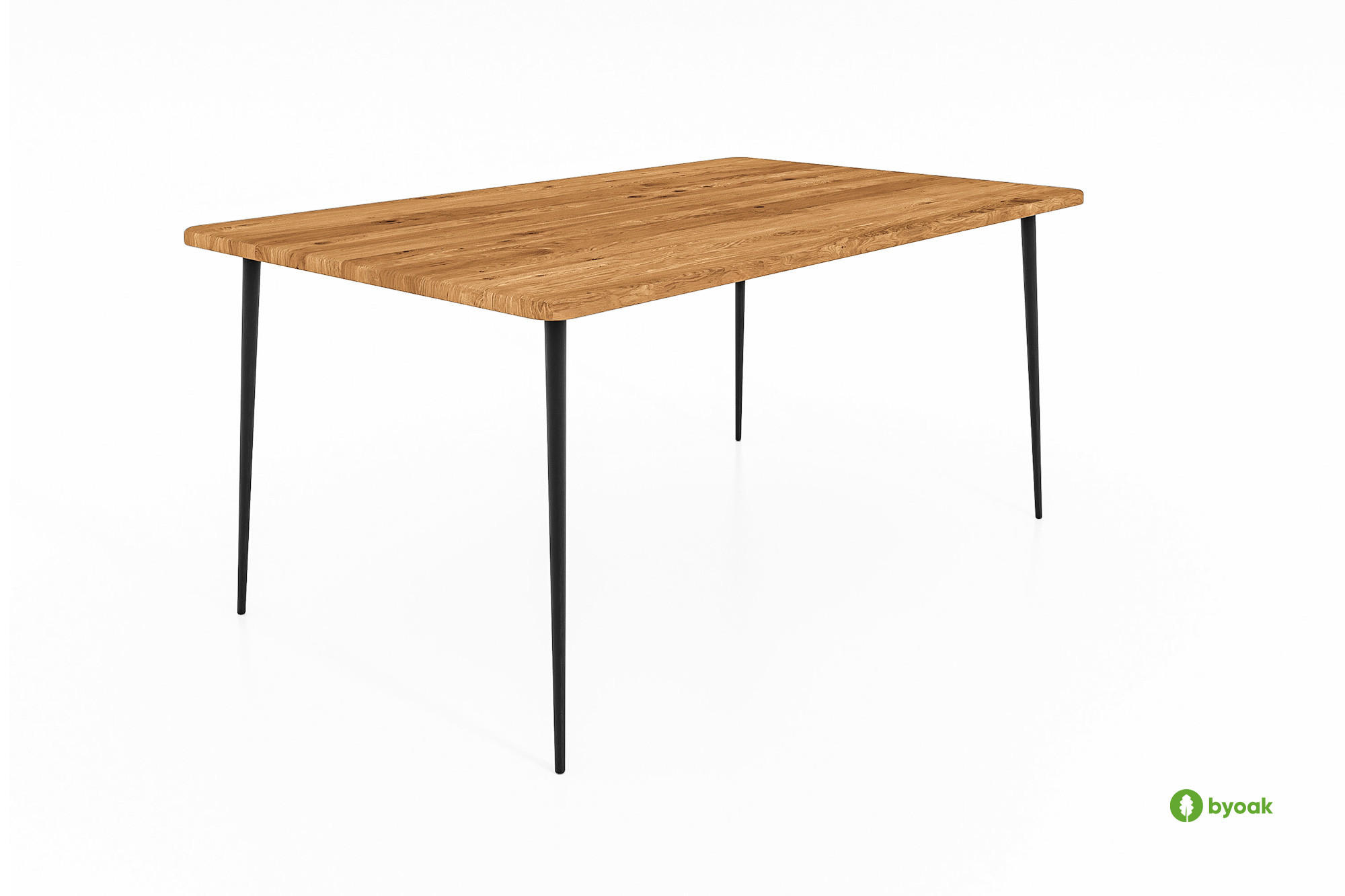 ESSTISCH LINA - Wildeiche, Holz (190/90/78cm) - byoak