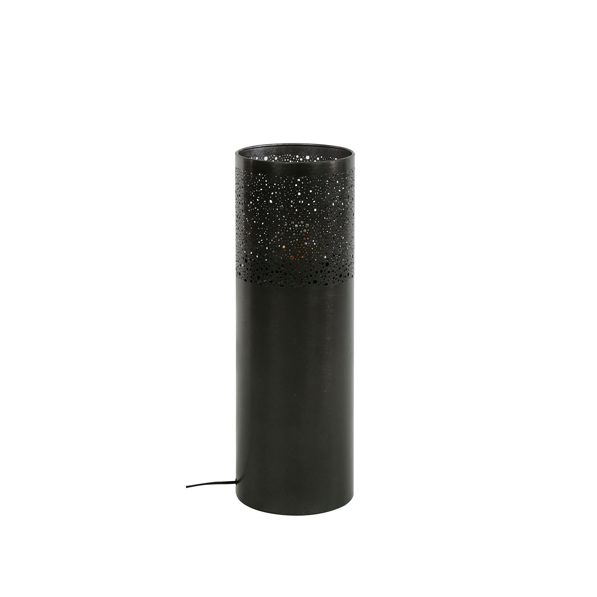 STEHLEUCHTE Cyli Schwarz 20/20/60 cm - Schwarz, Metall (20/20/60cm) - Hoyz Collection