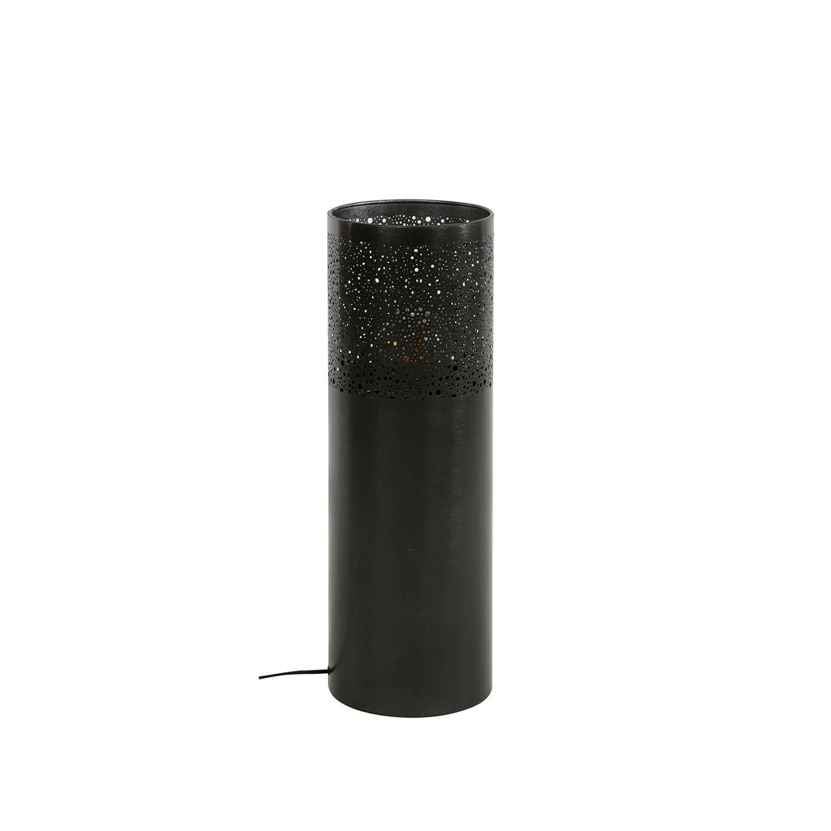 STEHLEUCHTE Cyli Schwarz 20/20/60 cm - Schwarz, Metall (20/20/60cm) - Hoyz Collection