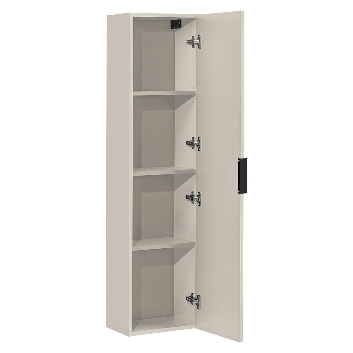 HOCHSCHRANK ADEN SZK1 Griffe in 3 Farben Cachemire - Kaschmir, Holzwerkstoff (35/140/25cm) - Komodee