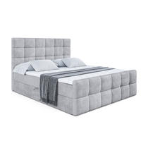 BOXBETT BRUGO-Z - 120 x 200 - H3 - Hellgrau - Hellgrau, Holzwerkstoff (120/200cm) - ALTDECOR