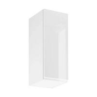 HÄNGESCHRANK – 30 cm – G30 – Velmora – Weiß / Weiß Hochglanz - Weiß Hochglanz, Holzwerkstoff (30/72/32cm) - ROYAL24_MARKT