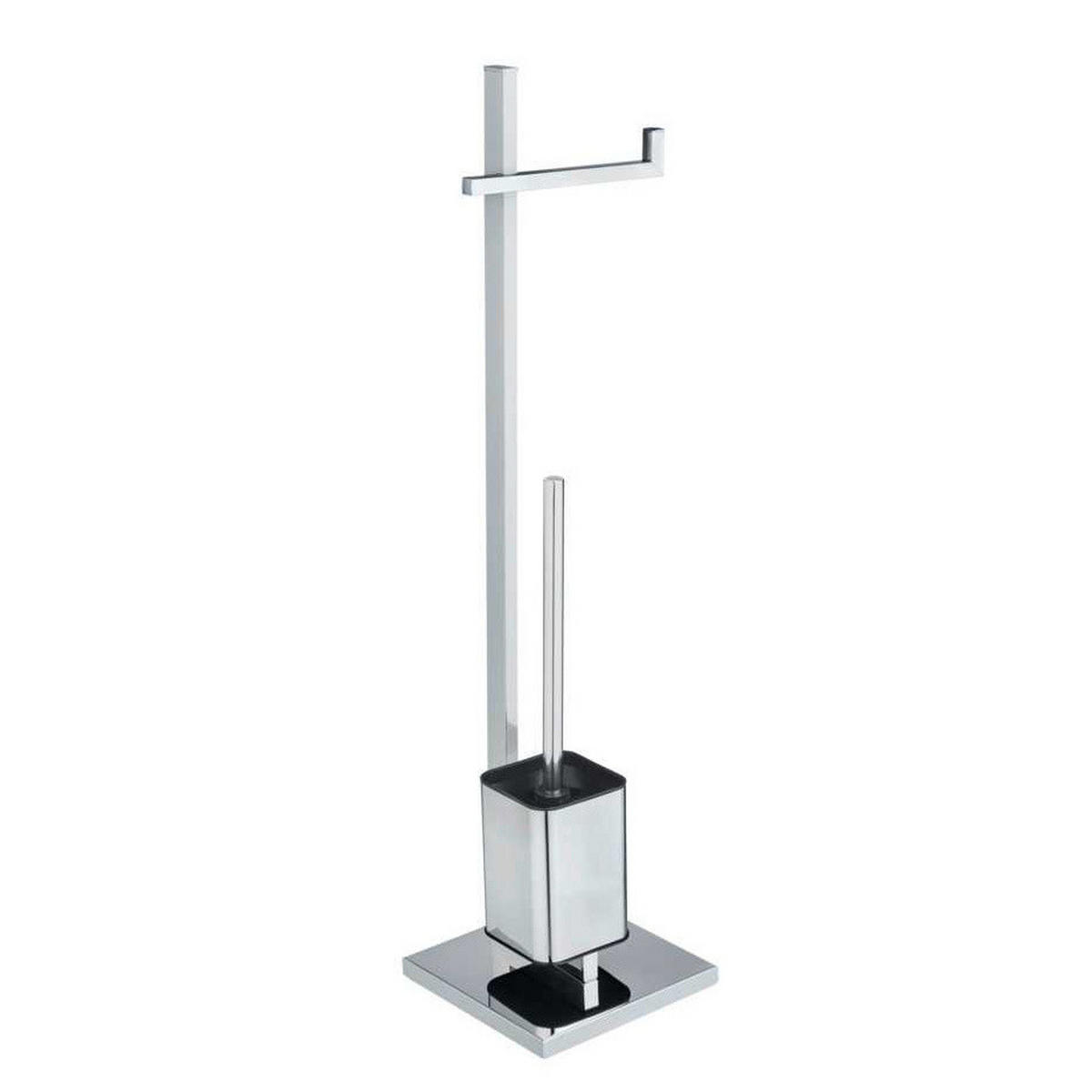 TOILETTENPAPIERSTÄNDER Quadro 23,5/18,5/72,5 cm - Silberfarben, Metall (18.5/72.5/23.5cm) - Wenko