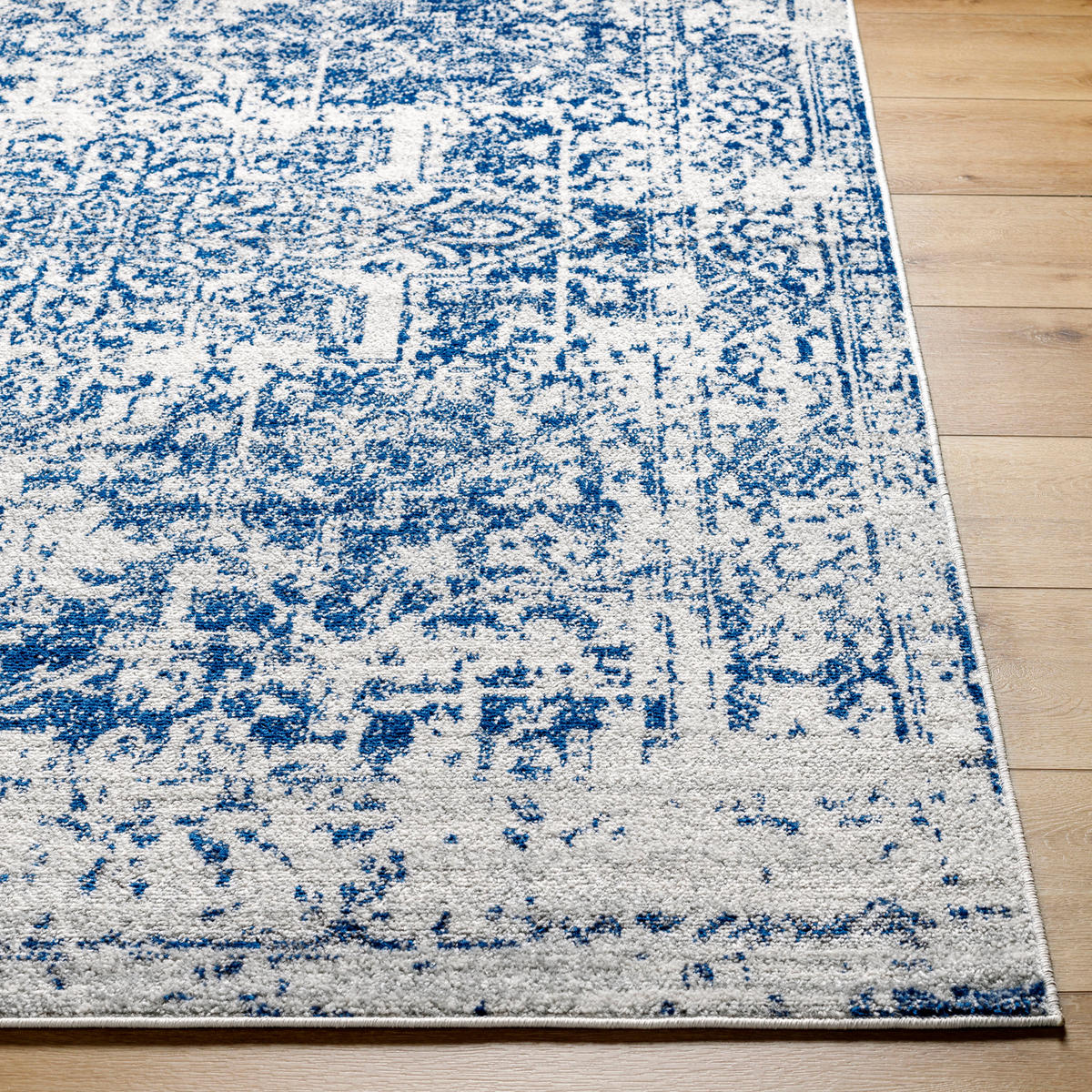 VINTAGE-TEPPICH 80/220 cm Blau - Blau, Naturmaterialien/Textil (80/220cm) - LIVABLISS