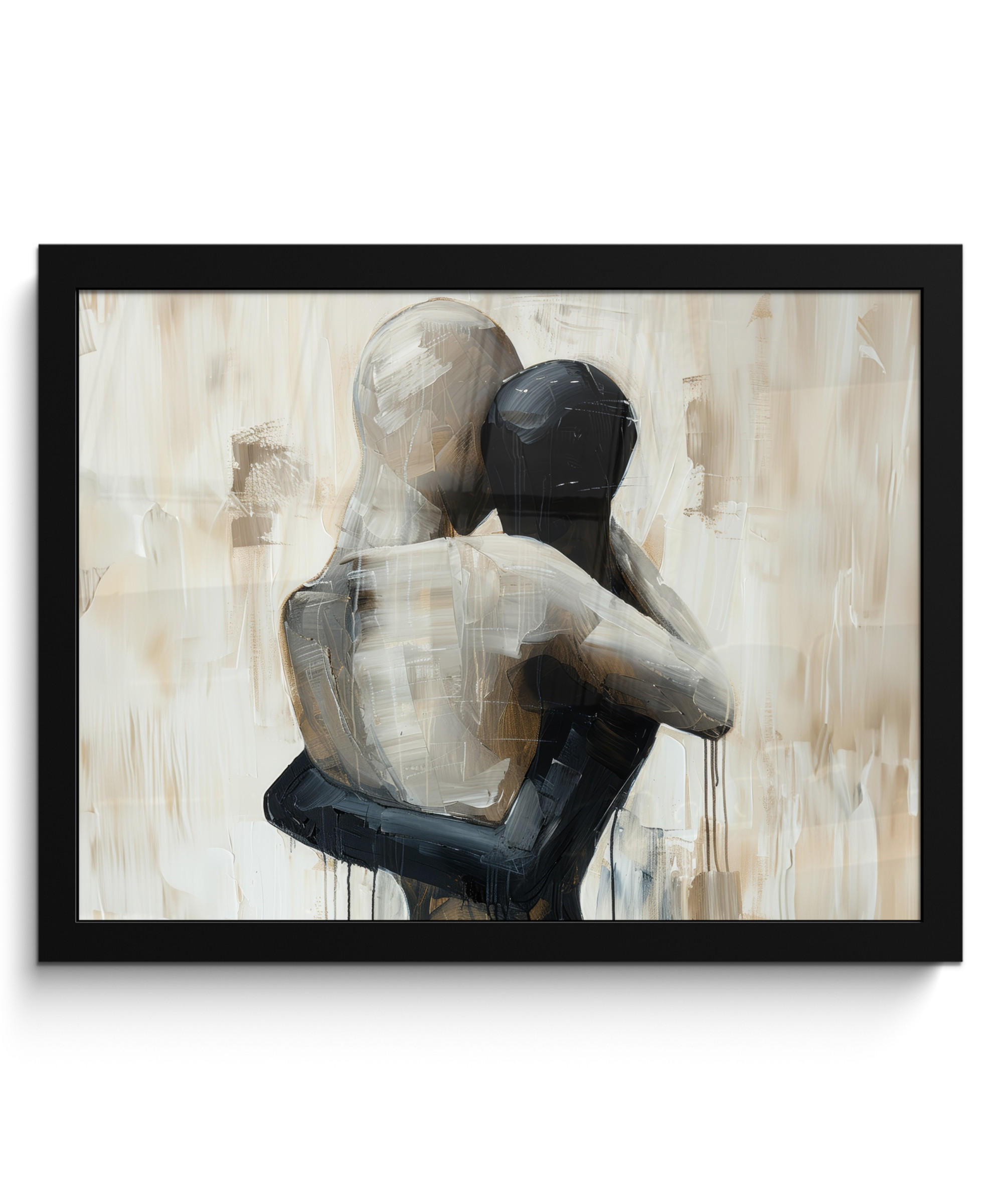 MuchoWow Poster Schwarz 40x30 cm