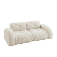 2-SITZER-SOFA DE-34276 modular Beige - Beige, Textil (95/76/204cm) - ComfortXL