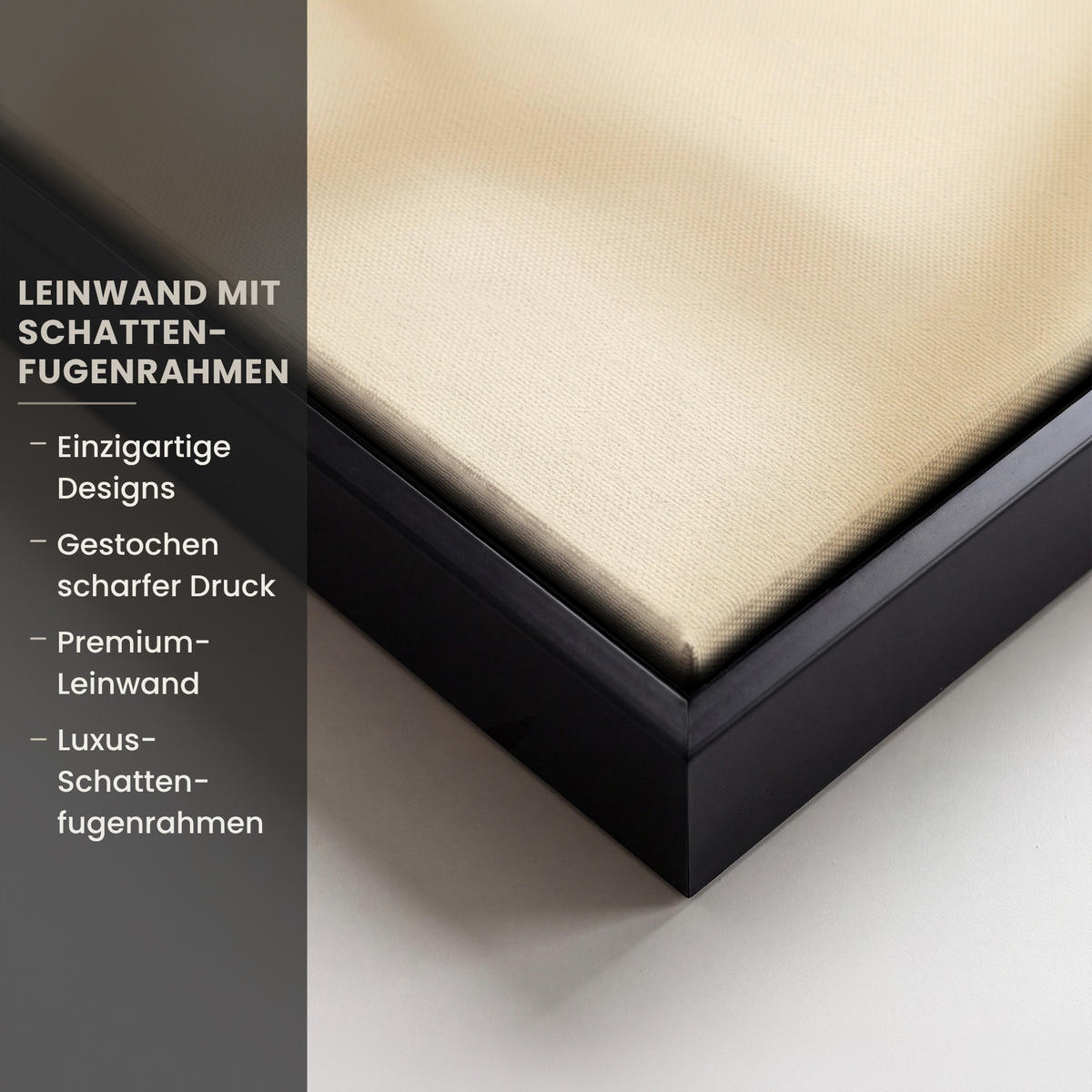 LEINWAND Bilder mit Rahmen - Beige - Osterkuchen - Eier - 50x50 - Beige, Textil (50/50cm) - MuchoWow