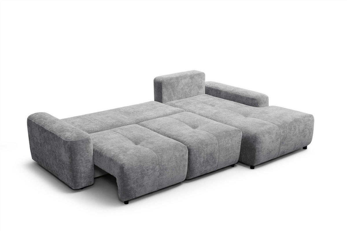 ECKSOFA Argos In Vibe - Grau, Holzwerkstoff/Textil (267/170cm) - Fun Möbel