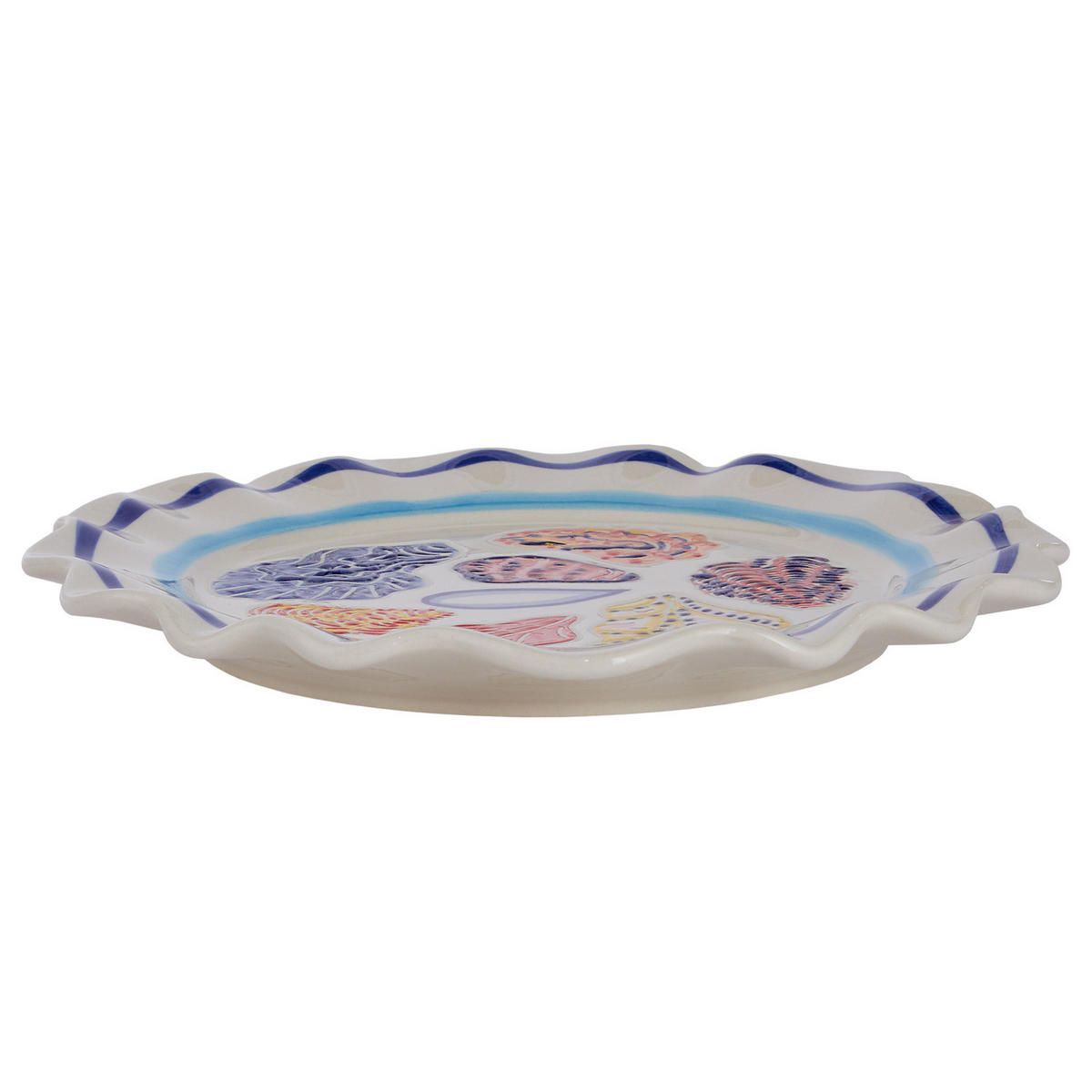 TELLER Coral Coast - Multicolor, Keramik (22/22/2.5cm) - Butlers