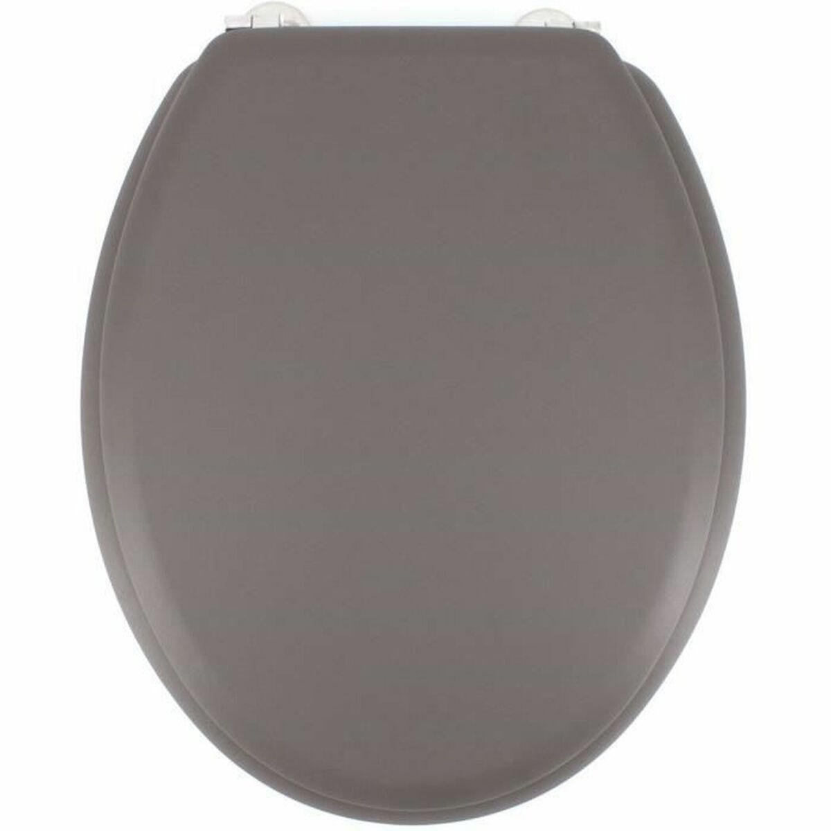TOILETTENABDECKUNG Grau - Grau, Kunststoff (38.3/4.9/46cm) - Gelco
