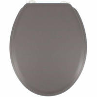 TOILETTENABDECKUNG Grau - Grau, Kunststoff (38.3/4.9/46cm) - Gelco