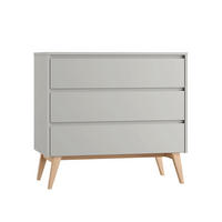 DJEČJA KOMODA Swing Sivo i drvo - siva, drvni materijal (100/92/52cm) - Petits-meubles
