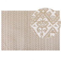 TEPPICH geflochten Atima 300/200 cm - Beige, Naturmaterialen (200/300cm) - Beliani