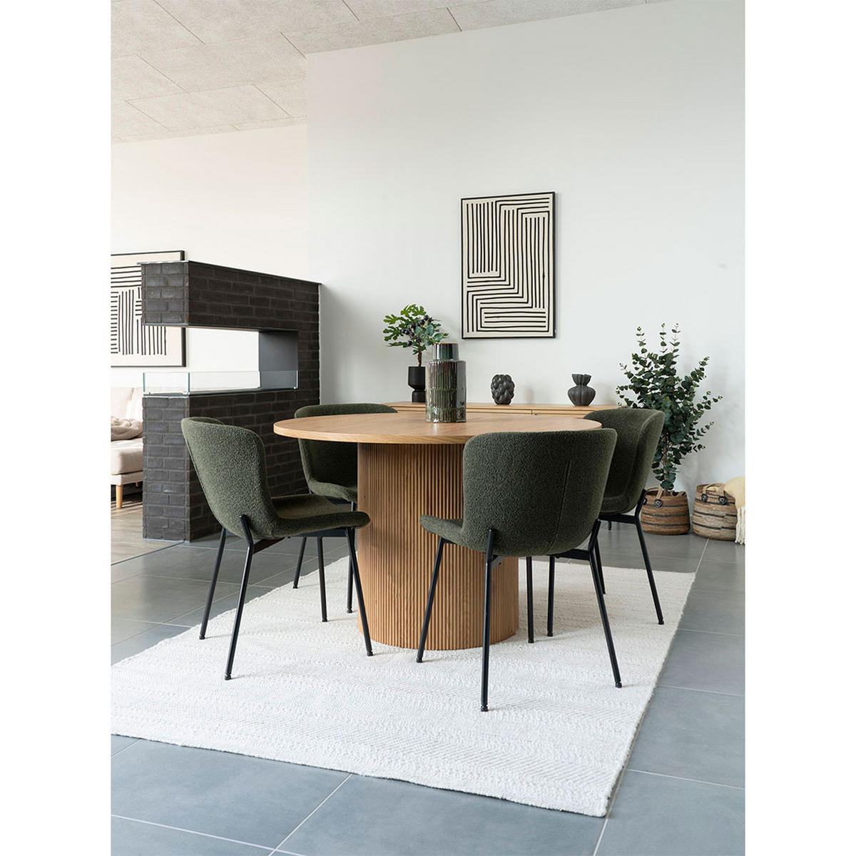 ESSTISCH, Boavista, Natur, MDF, 120 x 120 x 75 cm - Naturfarben, Holzwerkstoff (120/120/75cm) - ebuy24