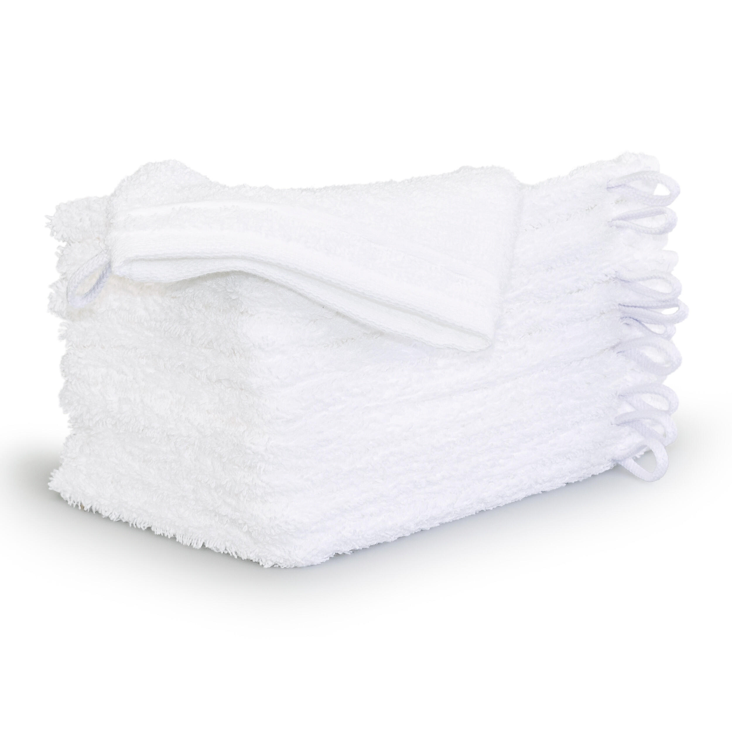WASCHHANDSCHUHSET NEW CLASSIC 10-TLG - Weiß, Textil (15/20cm) - MÖVE