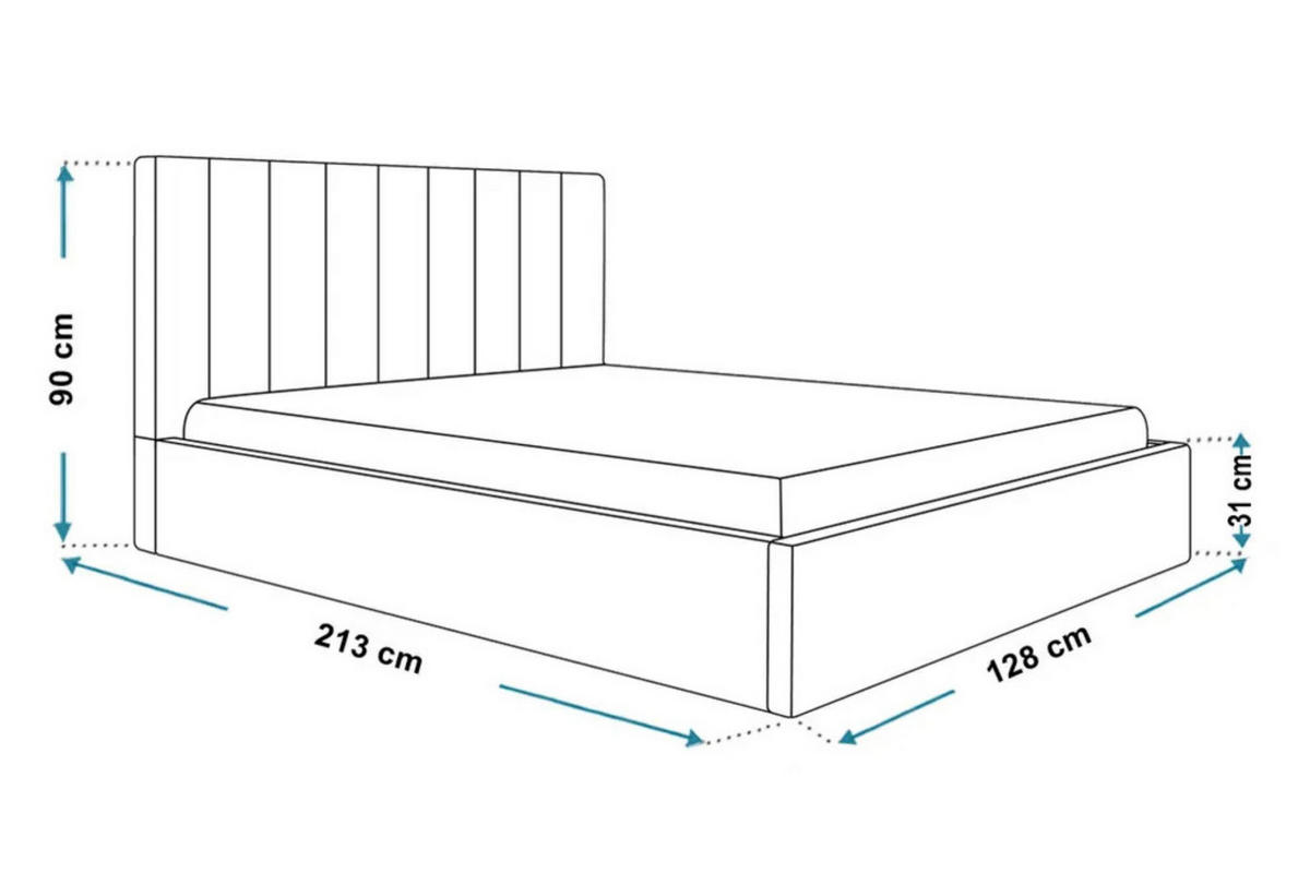 POLSTERBETT SIM 9 mit Kopfteil, 120 x 200 cm mit Bettkasten und Lattenrost aus Holz, Velourstoff, Farbe: Beige - Beige, Holz/Kunststoff (120/200cm) - Sepro Meble
