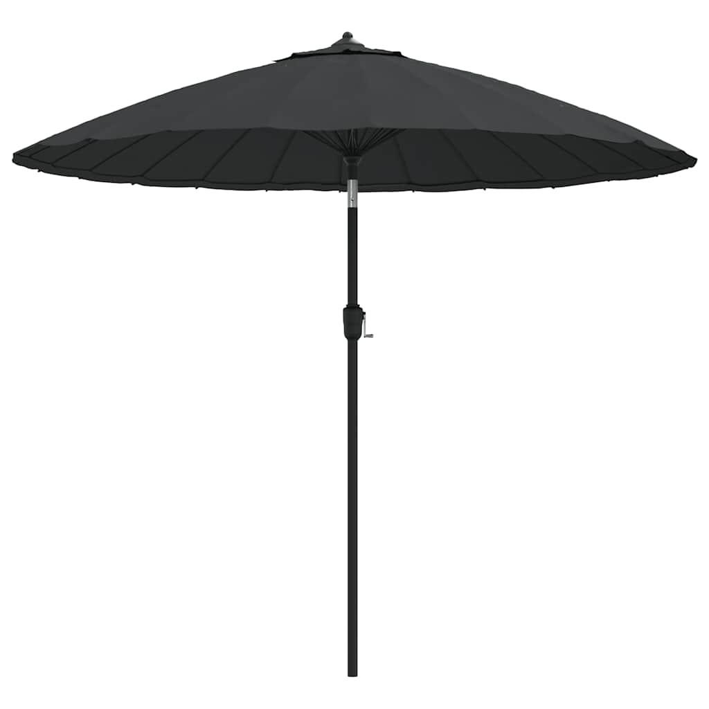 SONNENSCHIRM Mit Aluminium-Mast 270 Cm Anthrazit - Anthrazit, Textil (270/270cm) - vidaXL