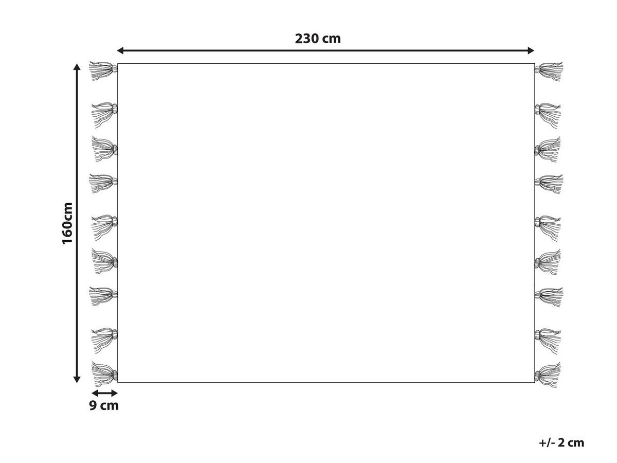 KELIM-TEPPICH Aygezard 230/160 cm - Multicolor, Textil (160/230cm) - Beliani