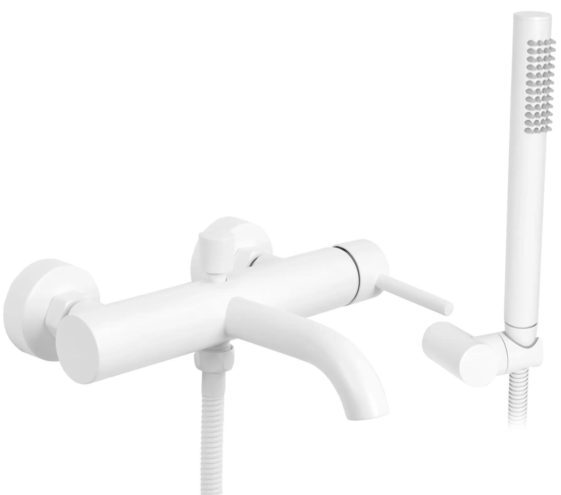WANNENARMATUR Rea Lungo White Matt - Weiß, Metall (25/4.5/19cm) - REA