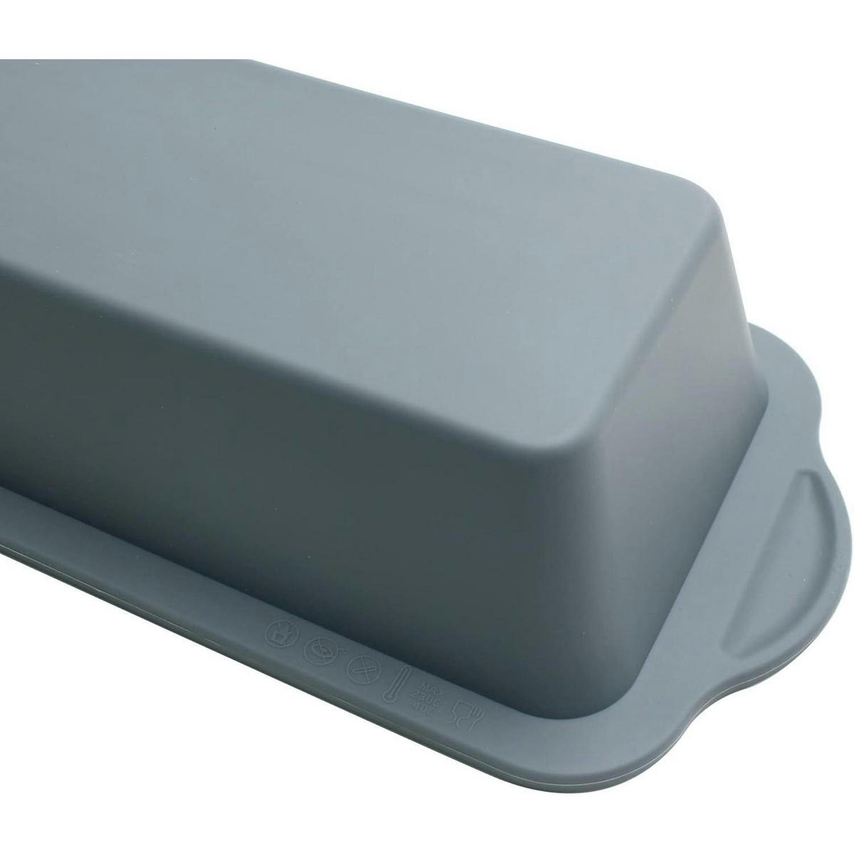 BROTBACKFORM 2er-Set Silikon Antihaft 22,9 cm - Grau, Kunststoff (12.7/5.1/30.5cm)