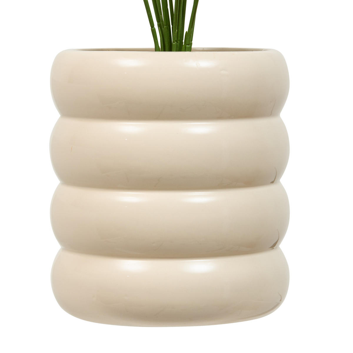 PFLANZE Strelitzie Poolside 13,5/13,5/45 cm - Beige, Keramik (45cm) - Atmosphera Createur d´interieur