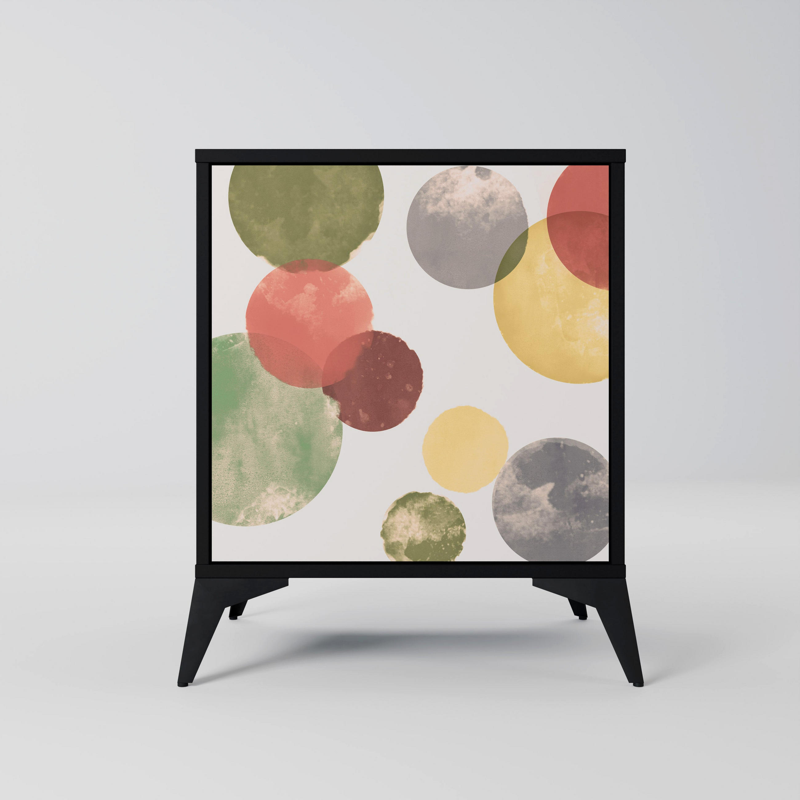 SpaceRebels Sideboard Schwarz 57.5x70.5x42 cm