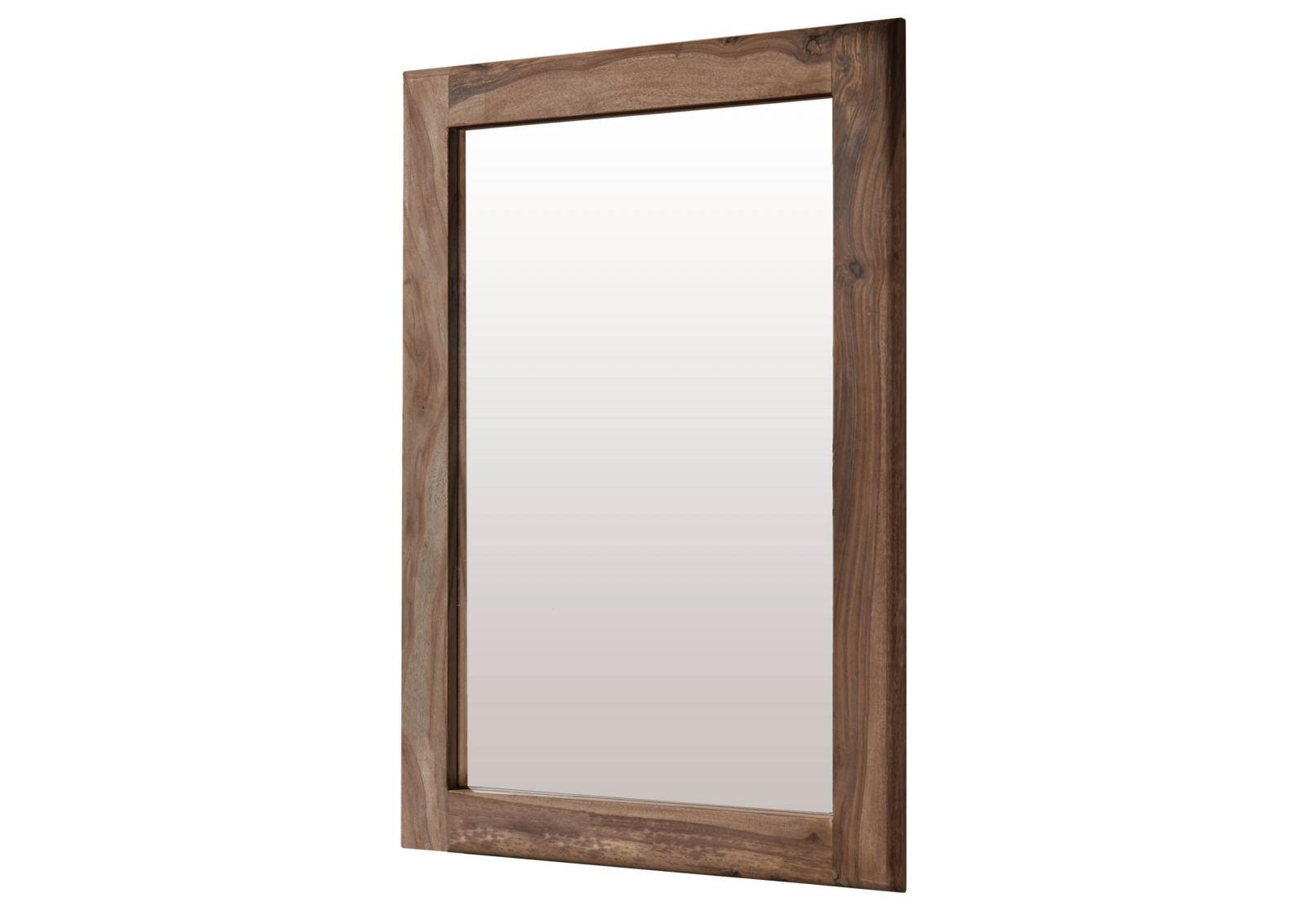 SPIEGEL Sheesham 100x3x70 smoked cherry gebeizt TORONTO #137 - Dunkelbraun, Holzwerkstoff (100/70/3cm) - Massivmoebel24