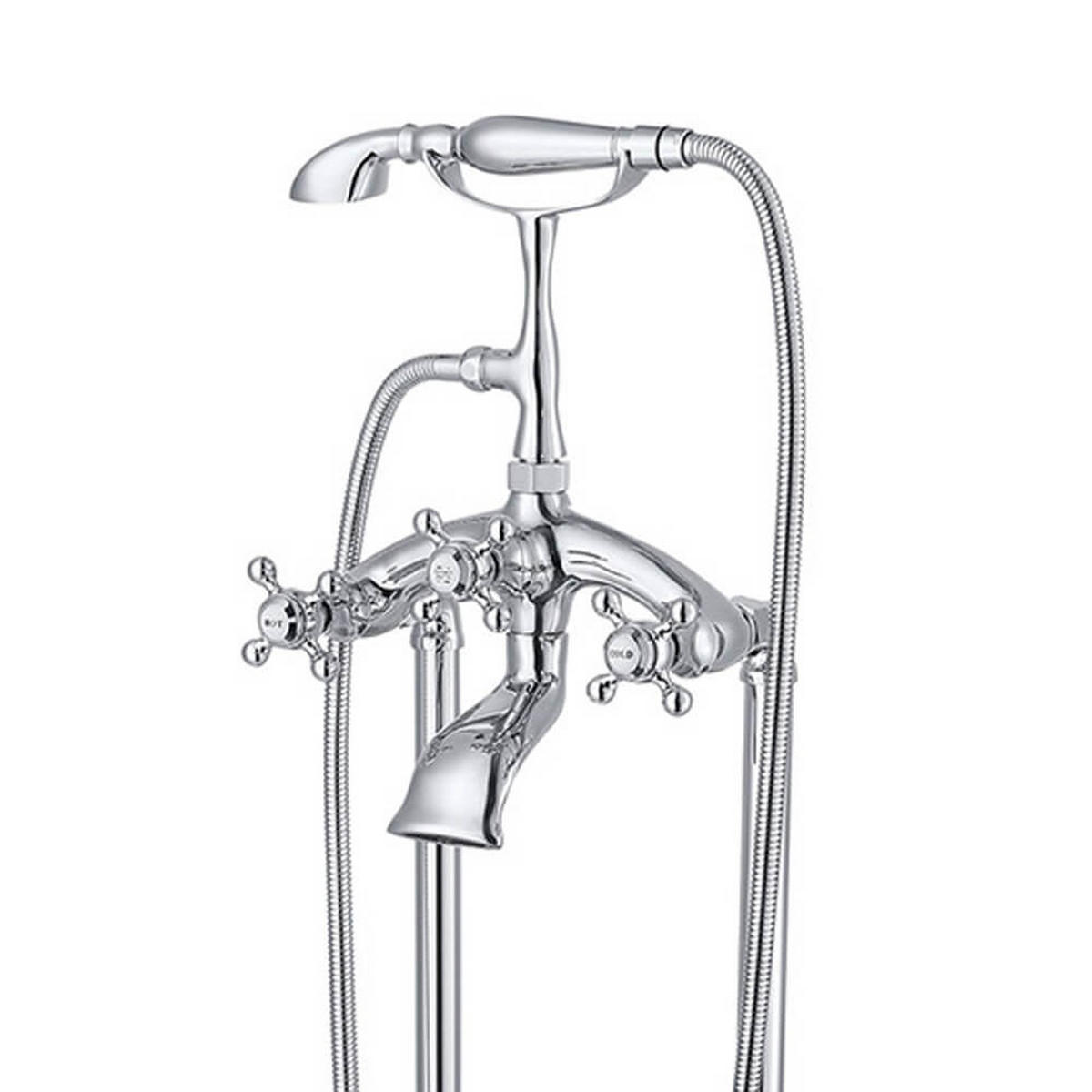 STANDARMATUR RETRO - Silberfarben, Metall (25/100/25cm) - Home Deluxe