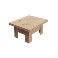 TISCH LONG - Eiche Artisan, Holzwerkstoff (80/100/53cm) - Meblini