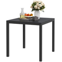 GARTENTISCH Aluminium Schwarz - Schwarz, Metall (73/73/72cm) - ComfortXL