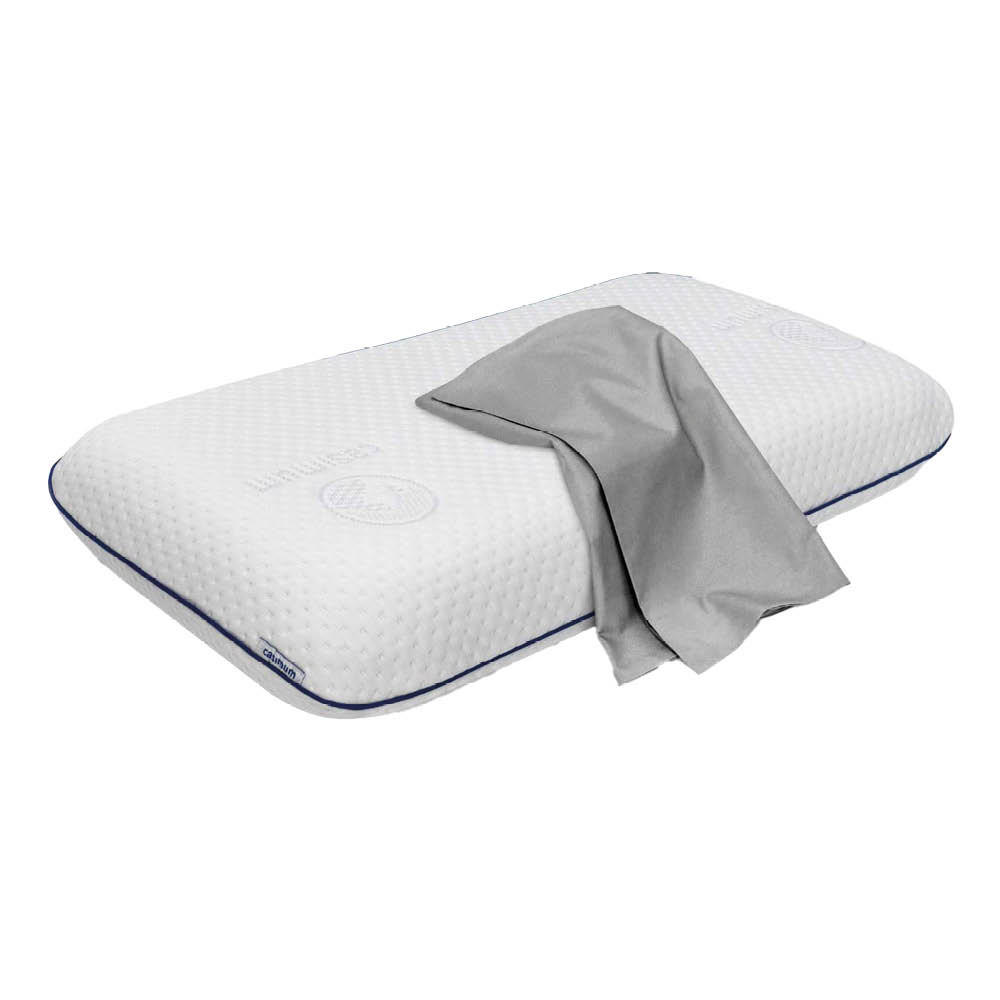 NACKENKISSEN COMFORT, 70x40x12, Rücken- & Seitenschläfer, cosyPUR® Memory Foam - Grau, Textil (40/70cm) - casimum