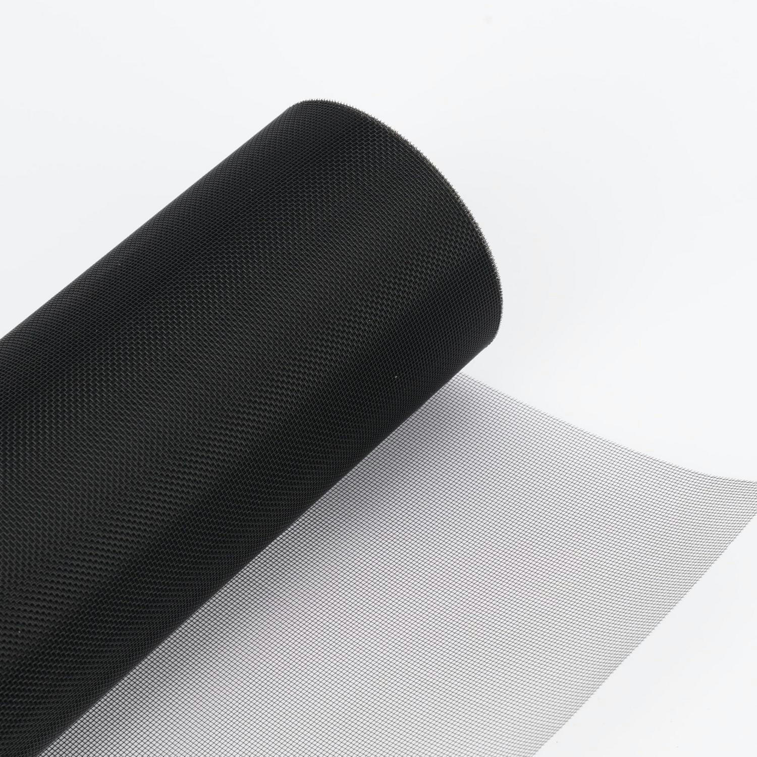 FLIEGENGITTER Edelstahl Schwarz 150 x 3000 cm - Schwarz, Metall (12.3/162.5/12.5cm)