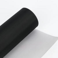 FLIEGENGITTER Edelstahl Schwarz 150 x 3000 cm - Schwarz, Metall (12.3/162.5/12.5cm)