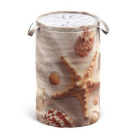 WÄSCHEKORB Sanibel - Beige, Textil (37/55/55cm) - Sanilo