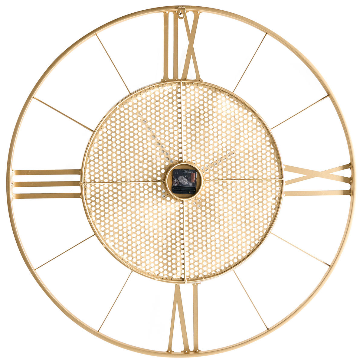 CEAS DE PERETE 80 cm metal auriu Blamere - auriu, metal (80/80/3cm) - Beliani