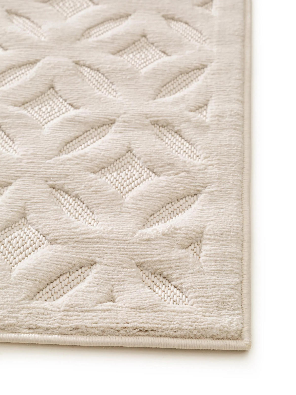 OUTDOORTEPPICH Bonte Cream 200x290 cm - Creme, Textil (200/290cm) - benuta Nest