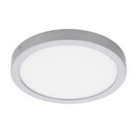 LED DECKENLEUCHTE Aufbaulampe Silber Chrom Matt - Silberfarben, Metall (30/30/3.2cm) - Briloner