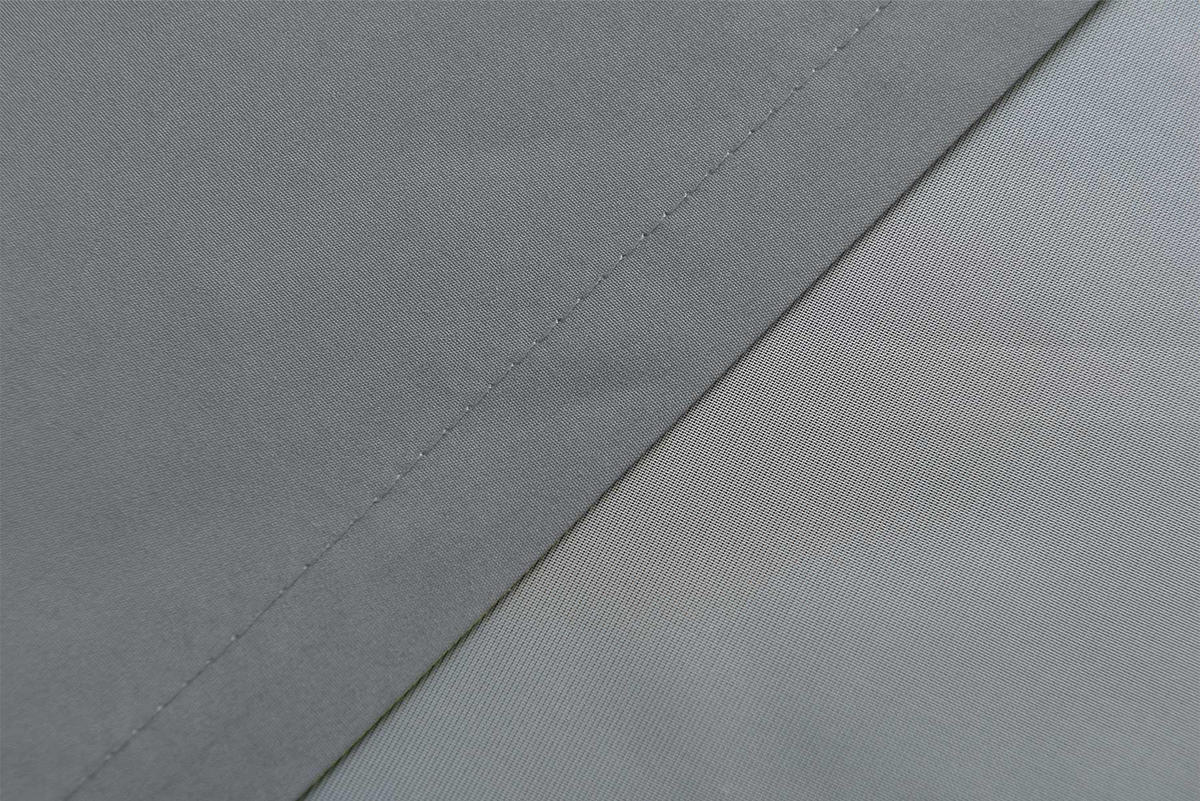 VORHANG 2ER SET POTSDAM HxB 245x140 cm Grau - Grau, Textil (140/245cm) - Gardinenbox