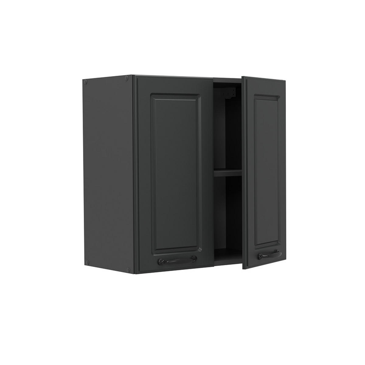 HÄNGESCHRANK R-Line Anthrazit Landhaus 60 cm - Anthrazit, Holzwerkstoff (60/60/31cm) - Vicco