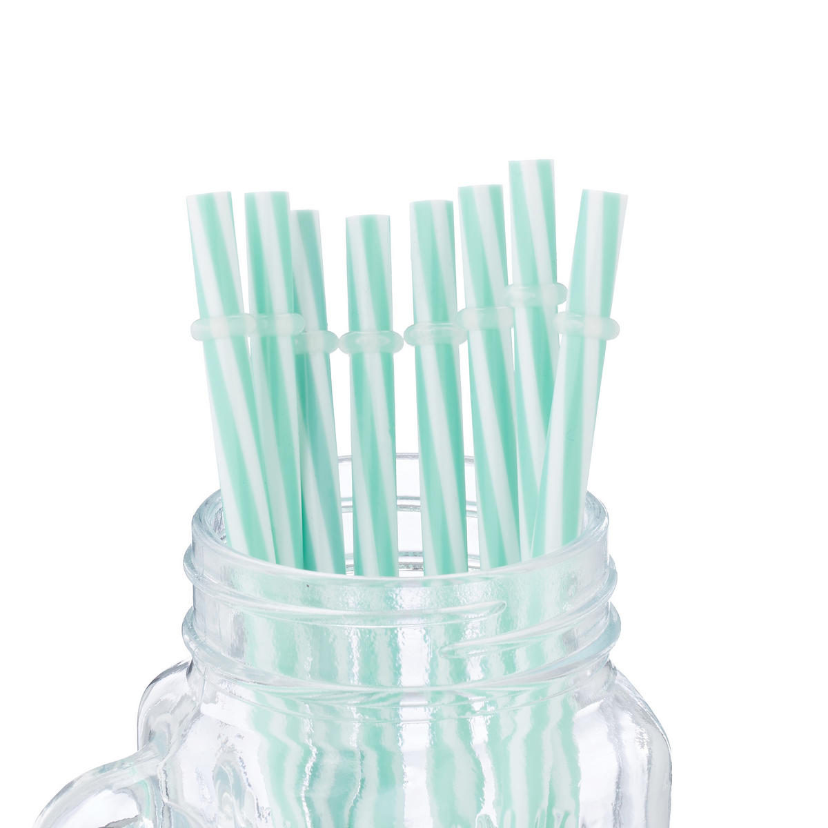 8XKOZAREC za pitje - turkizna, kovina/steklo (0.5L) - Relaxdays