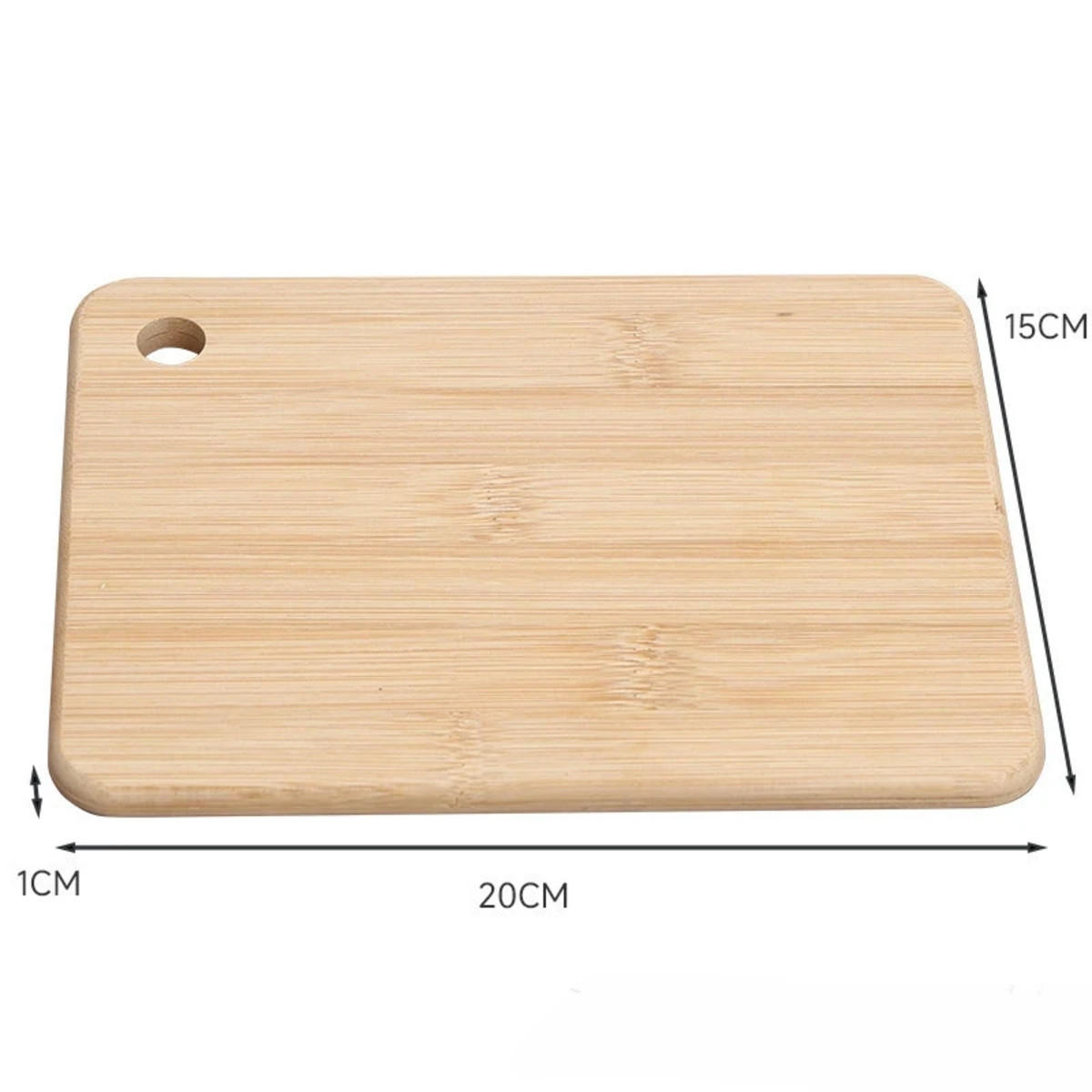 SCHNEIDEBRETT 20/1/15 cm - Beige, Holz (1/20cm)
