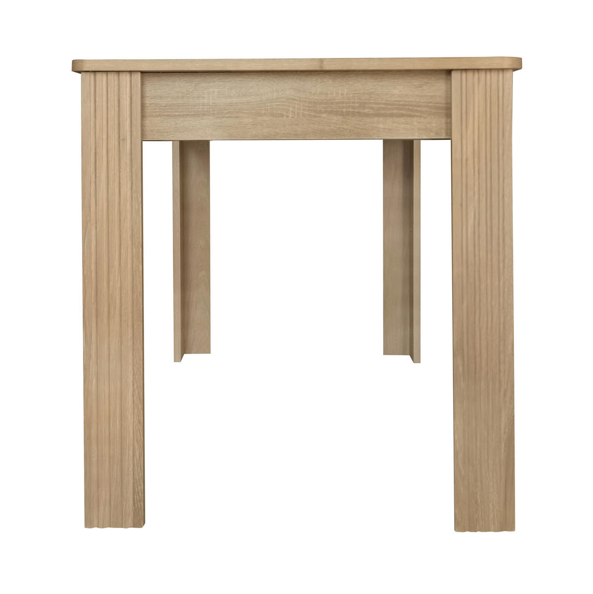 ESSTISCH 75x65x116 cm in Eichefarben aus Spanplatte mit stabiler 4-Bein-Konstruktion - Eichefarben, Holzwerkstoff (65/116/75cm) - Modfu