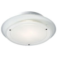 DECKENLEUCHTE Metall Glas Weiß CASSIS - Weiß, Glas (33/33/9.5cm) - Esto