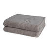 DUSCHTUCH Cashmere feeling 2er-Set - Braun, Textil (50/100cm) - Ross