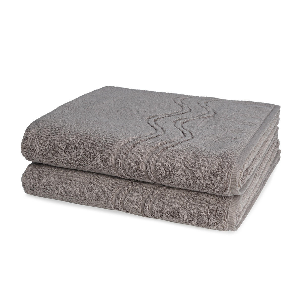 DUSCHTUCH Cashmere feeling 2er-Set - Braun, Textil (50/100cm) - Ross