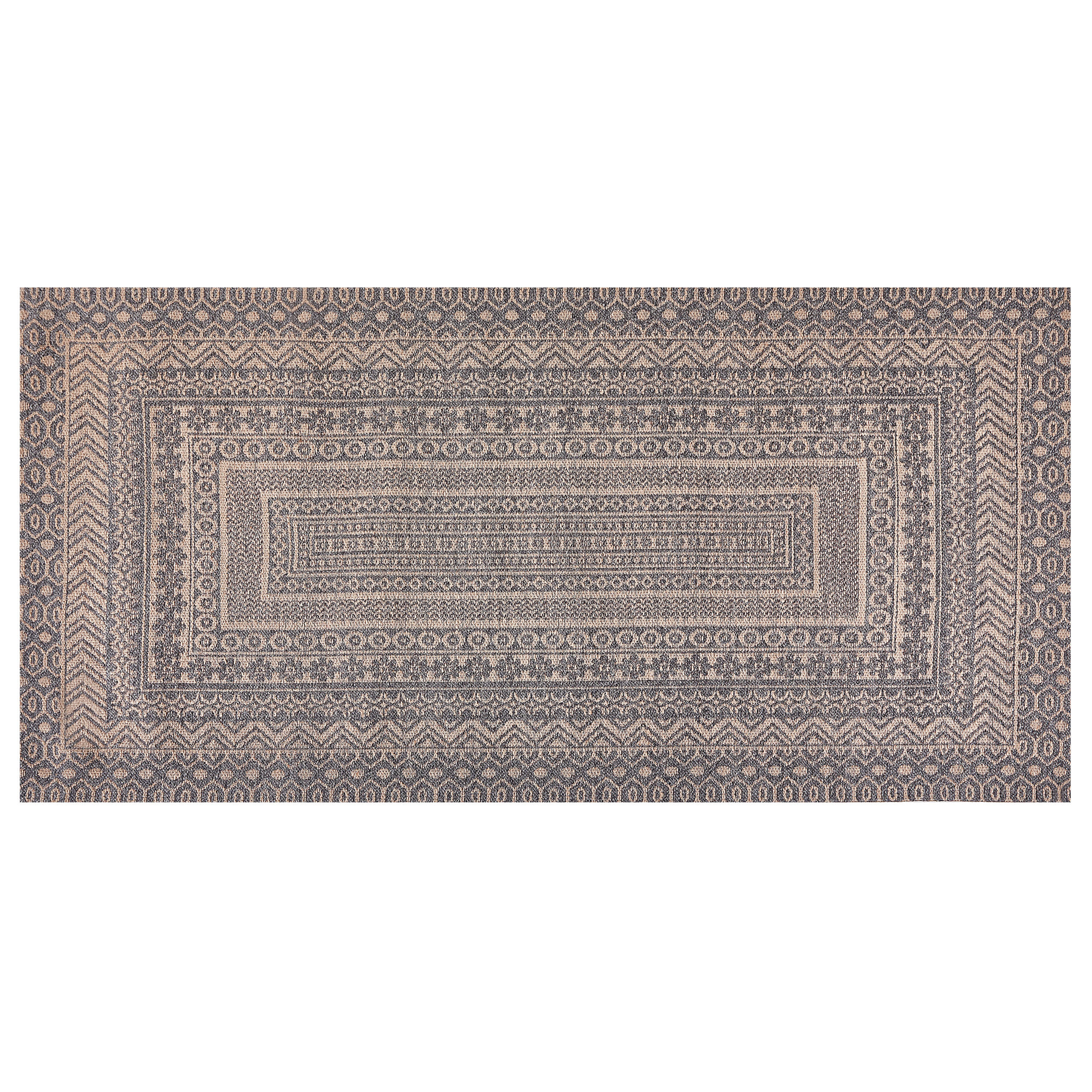 KURZFLOR-TEPPICH Baglar 150/80 cm - Beige, Naturmaterialen (80/150cm) - Beliani