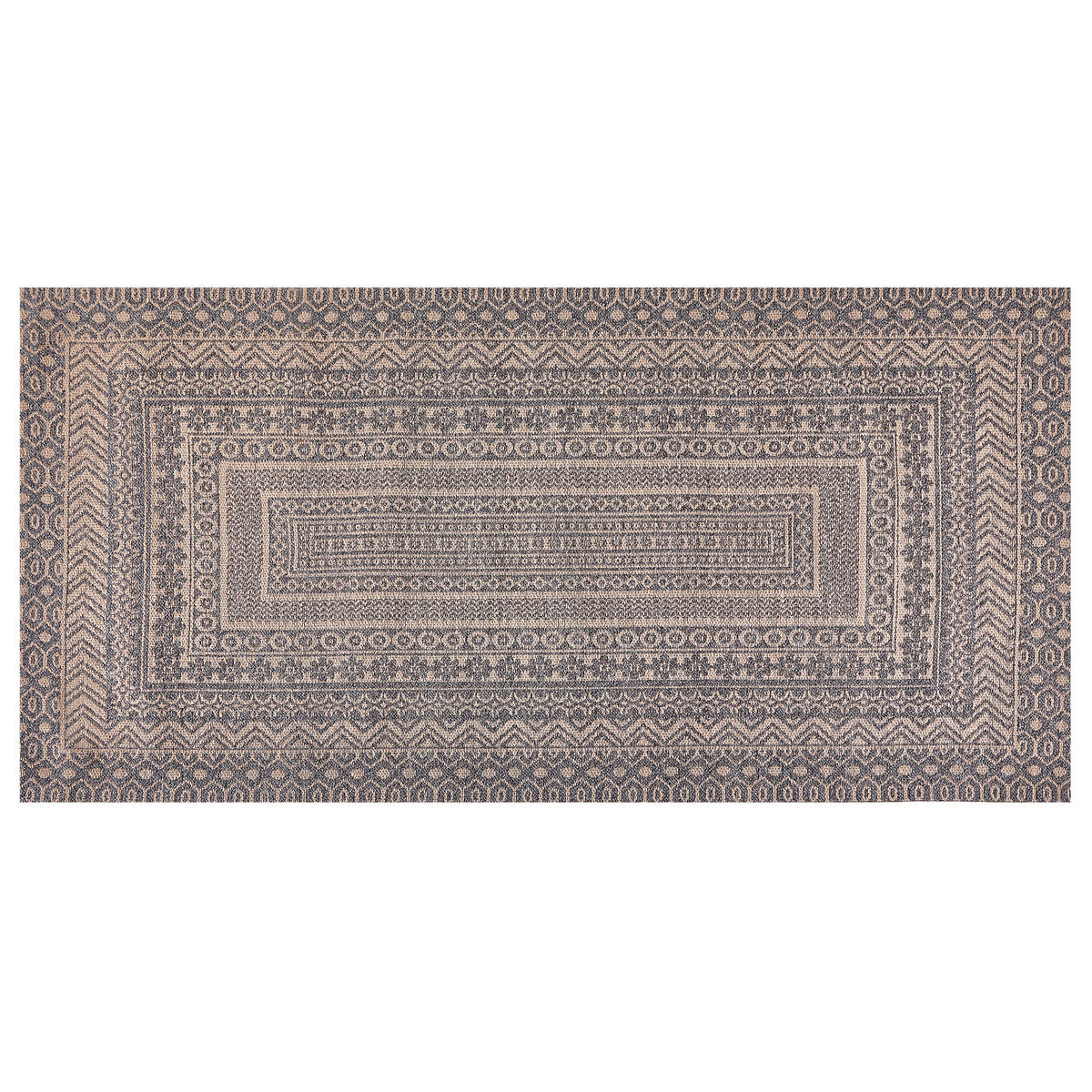 KURZFLOR-TEPPICH Baglar 150/80 cm - Beige, Naturmaterialien (80/150cm) - Beliani