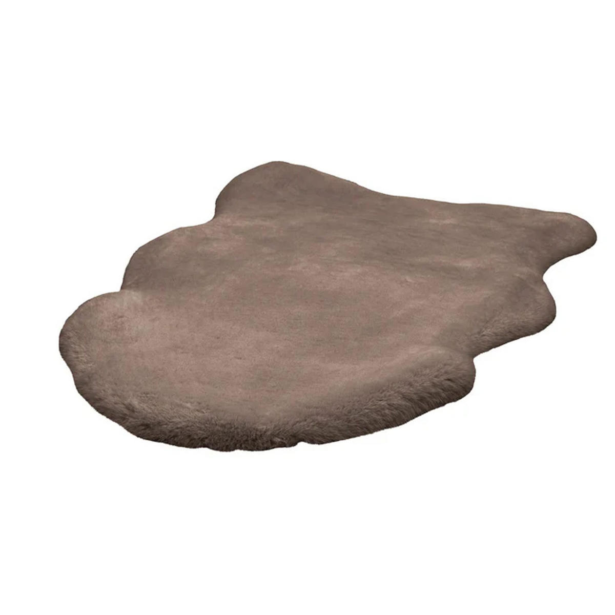 HOCHFLOR-TEPPICH Cosy 500 Taupe 85x130 cm - Taupe, Kunststoff/Textil (85/130cm) - carpet city