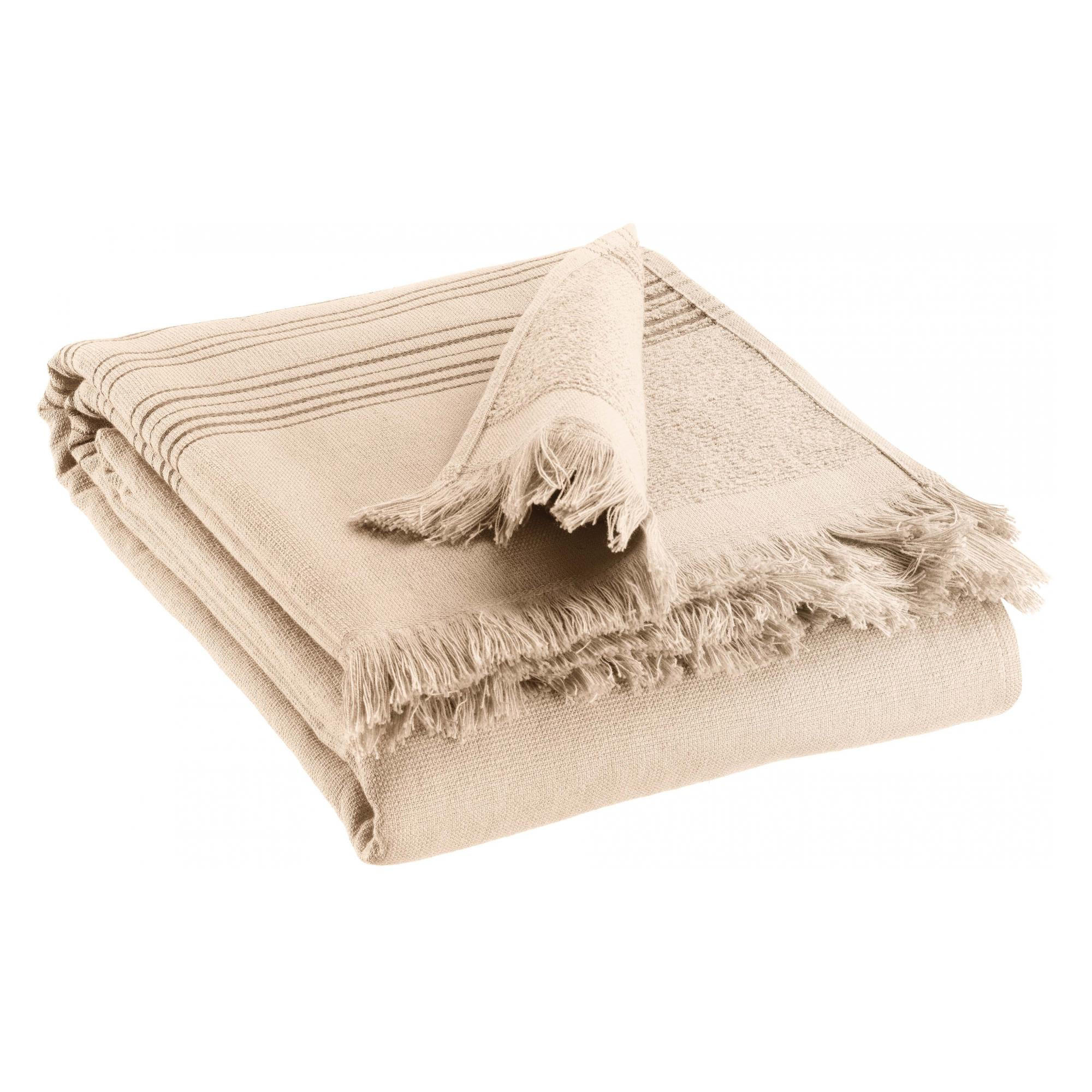 Vivaraise Hammam-Tuch Beige 90x180 cm