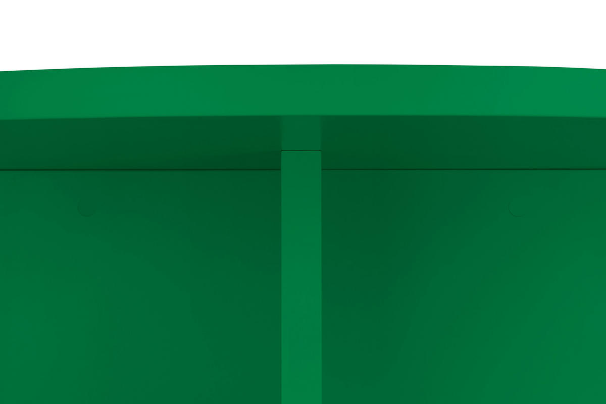 COUCHTISCH Runder, MDF-Platte 3 cm stark, Smaragdgrün, 100 cm - Smaragdgrün, Holzwerkstoff (100/100/42cm) - RNT By Really Nice Things